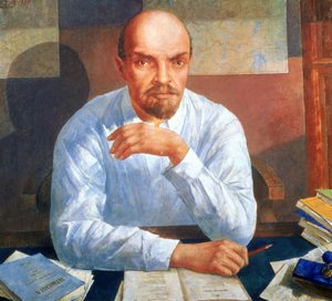 Vladimir Iljitš Leninin (1870-1924) muotokuva, 1934